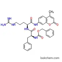 Molecular Structure of 65147-22-0 (N-CBZ-PHE-ARG 7-AMIDO-4-METHYLCOUMARIN HYDROCHLORIDE)